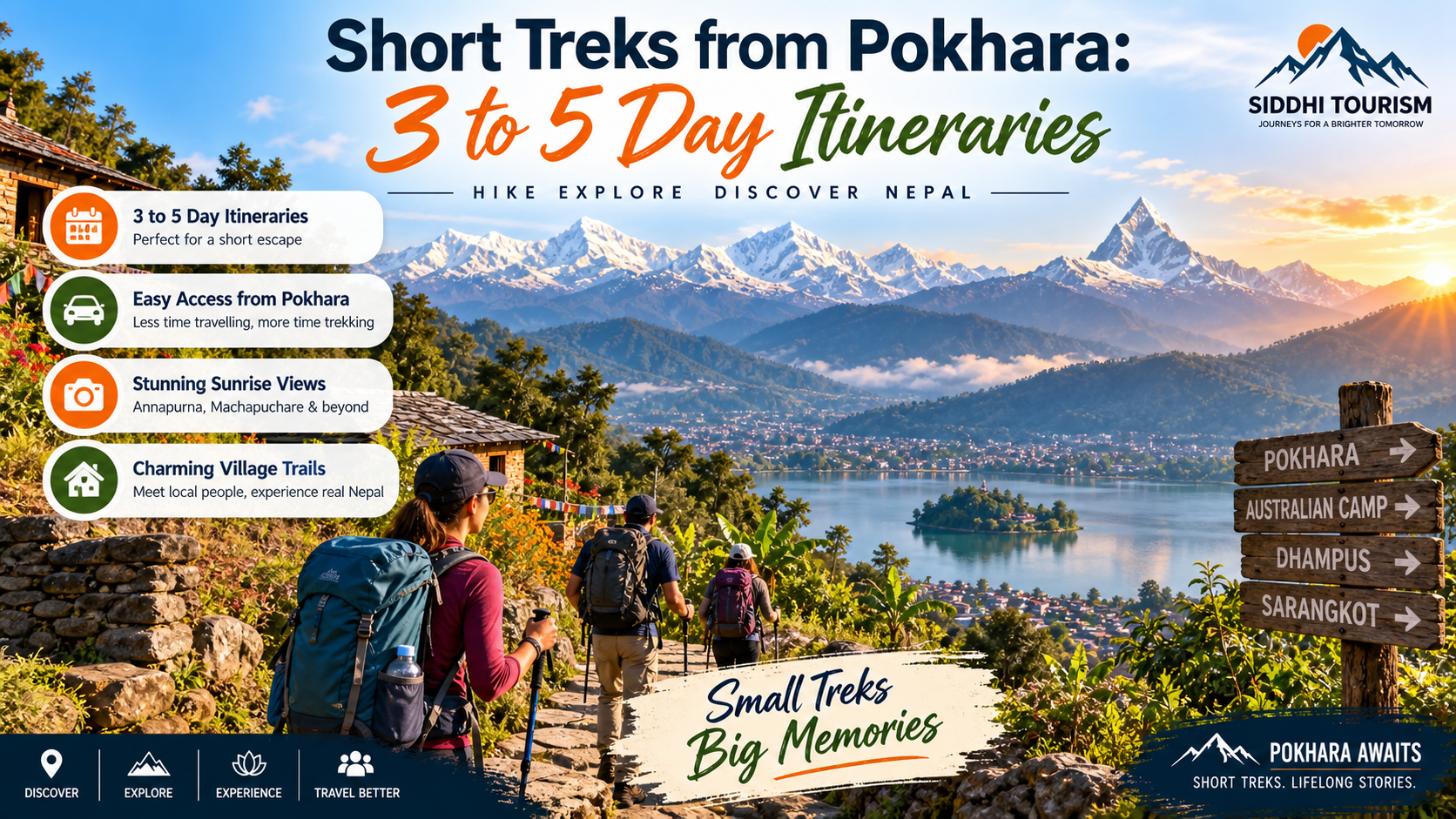 Short Treks from Pokhara: 3 to 5 Day Itineraries